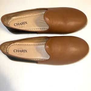 CHARIX Women's Brown and Black Loafers 10